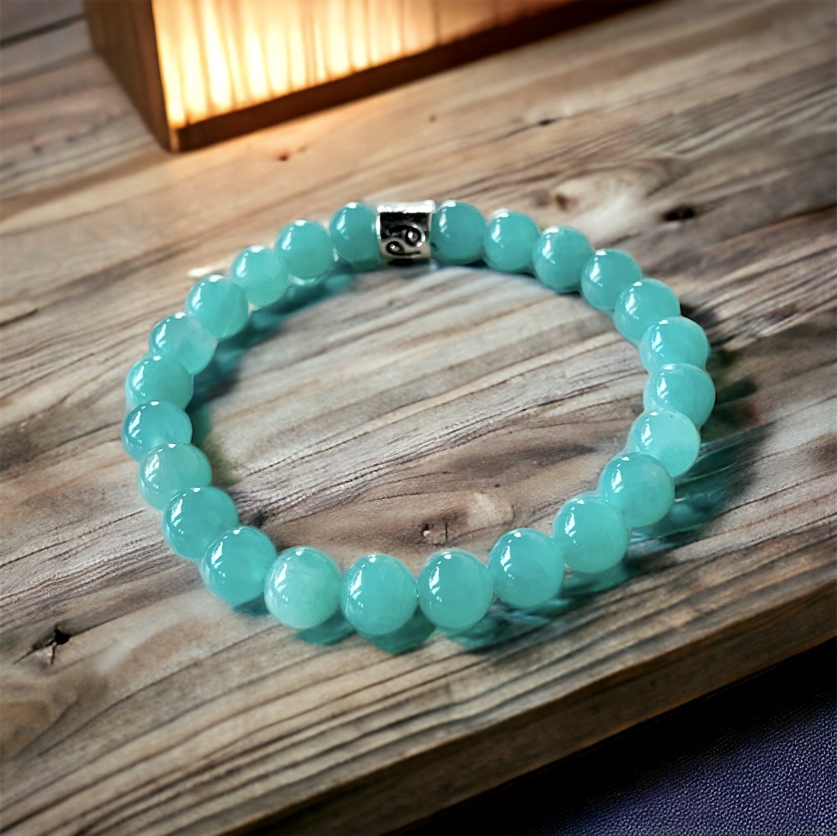 Bracelet de perles Amazonite du Pérou