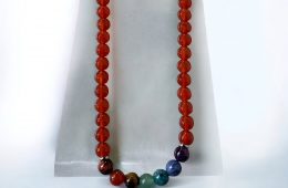 Bracelet de perles naturelles 7 Chakras Cornaline