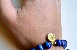 Bracelet de pierre naturelle Lapis-lazuli